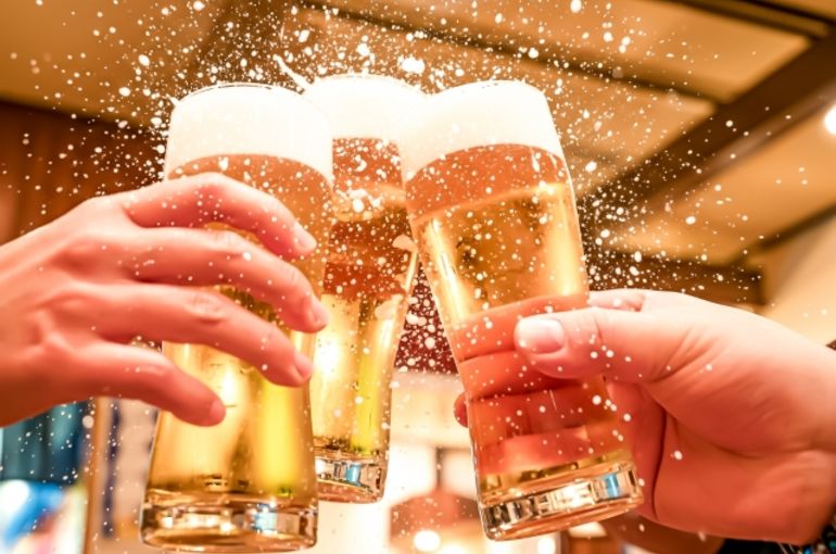 腸活　飲み会　アルコール　ダイエット