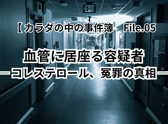 腸活　カラダの中の事件簿　コレステロール